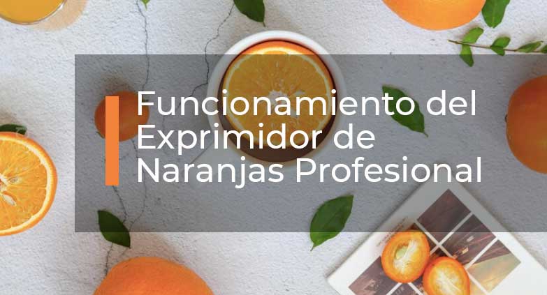 Funcionamiento del Exprimidor de Naranjas Profesional
