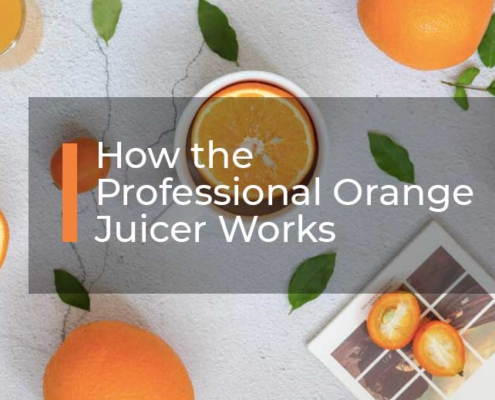 How the Professional Orange Juicer Works
