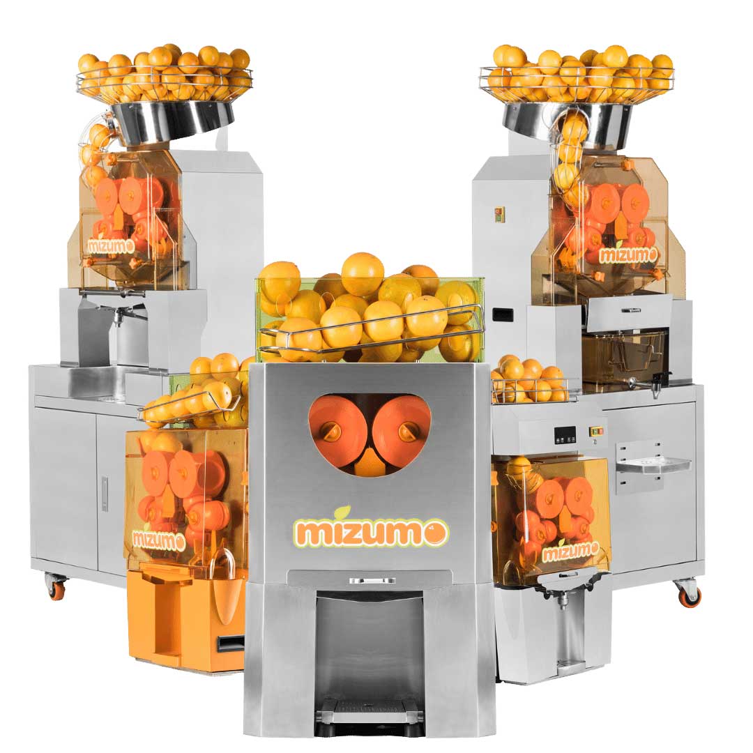 Gama completa de maquinas zumo naranja MIZUMO