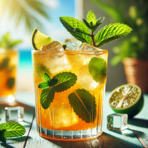 Coctel sin alcochol Orange Mojito